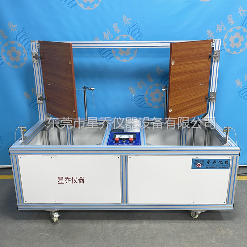 Touch-type hinge opening and closing life testing machine